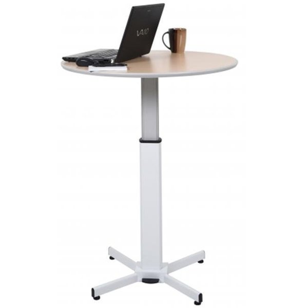 Fine-Line Pneumatic Adjustable Round Pedestal Table - 42 x 31.5 in. FI377053